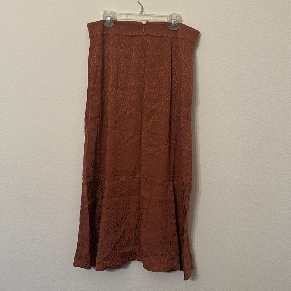 Madewell Rust Midi Skirt - Picture 4 of 13